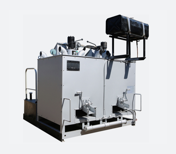 Double cylinder fuel & gas type hydraulic hot melt kettle