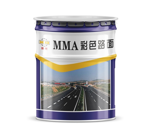 MMA color pavement